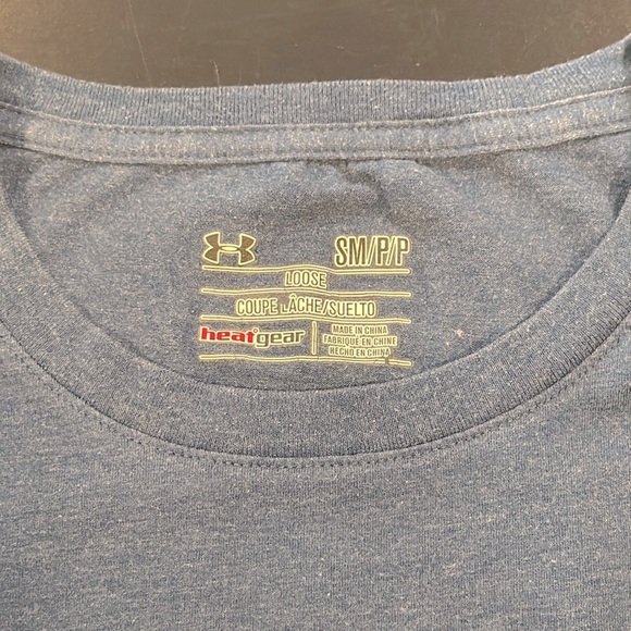 Under Armour Men's UA Freedom by Sea Short Sleeve Blue T-Shirt size Small - Picture 6 of 9